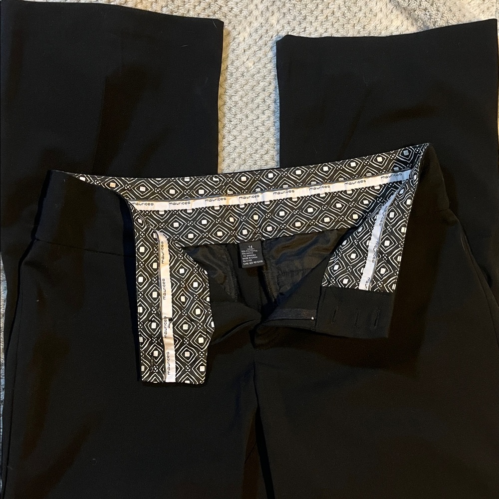 Maurices Black Trousers